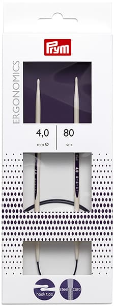 Спицы круговые эргономичные Prym Ergonomics 80см/4,0мм undefined