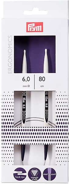 Спицы круговые эргономичные Prym Ergonomics 80см/6,0мм undefined