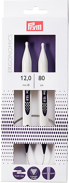 Спицы круговые эргономичные Prym Ergonomics 80см/12,0мм undefined