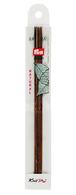 Спицы деревянные чулочные 20см/2,0мм (набор из 5шт) undefined