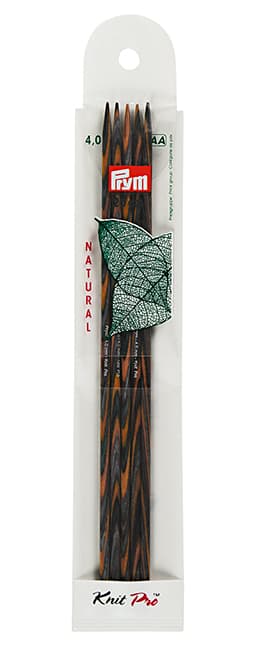 Спицы деревянные чулочные 20см/4,0мм (набор из 5шт) undefined