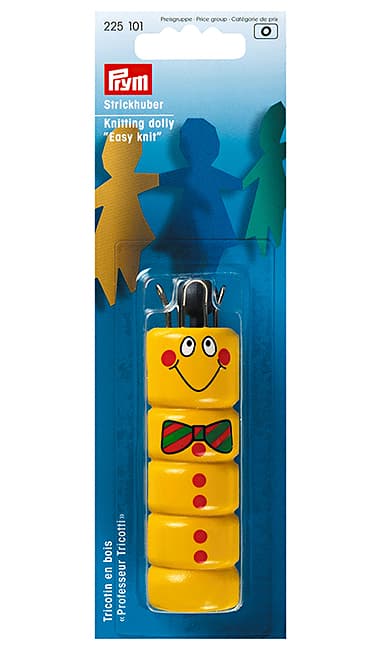 Приспособление для плетения шнура "куколка" желтая undefined