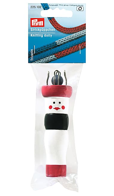 Приспособление для плетения шнура "куколка" бело-розовая undefined