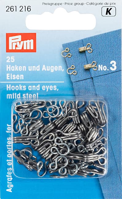 Крючки для одежды №3 серебристые 25шт undefined