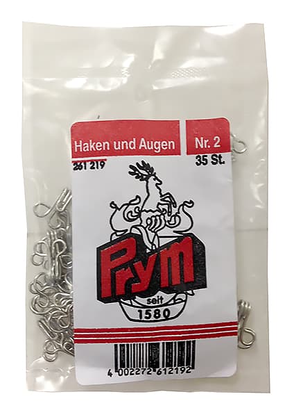 Крючки для одежды №2 серебристые 35шт undefined