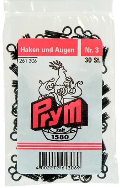 Крючки для одежды №3 черные 30шт undefined