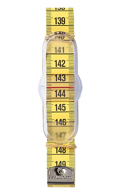 Лента для измерения обхватов с сантиметровой шкалой 1.5м undefined
