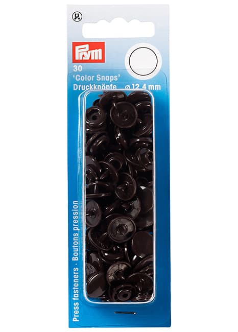 Кнопки "Color Snaps" круглые темно-коричневые undefined