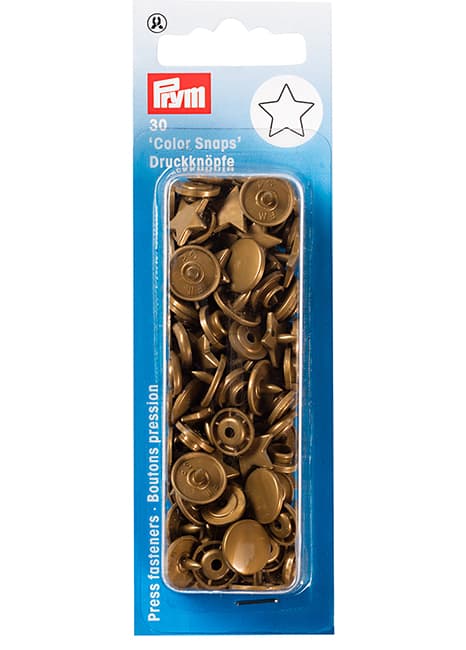 Кнопки "Color Snaps" звезда золотистые undefined