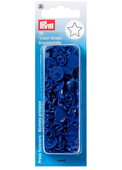 Кнопки "Color Snaps" звезда синие undefined