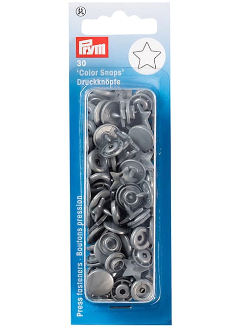 Кнопки "Color Snaps" звезда серебристые undefined