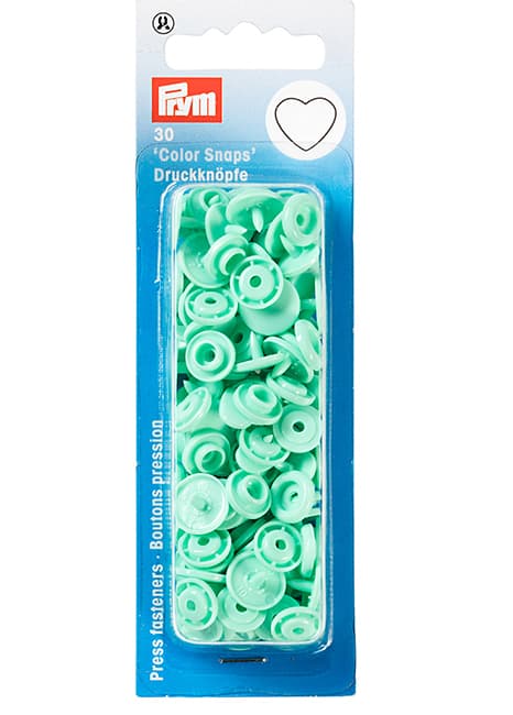 Кнопки "Color Snaps" сердце цвет мяты undefined