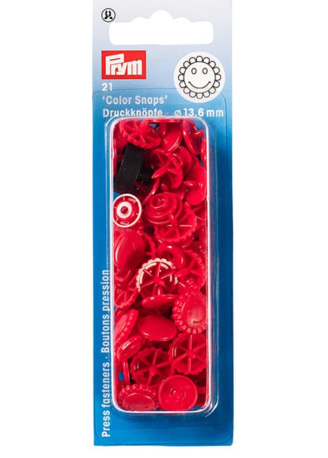 Кнопки "Color Snaps" цветок красные undefined