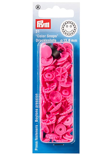 Кнопки "Color Snaps" цветок ярко-розовые undefined