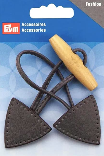 Застёжка-клевант тёмно-коричневая undefined