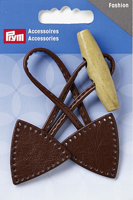 Застёжка-клевант коричневая undefined