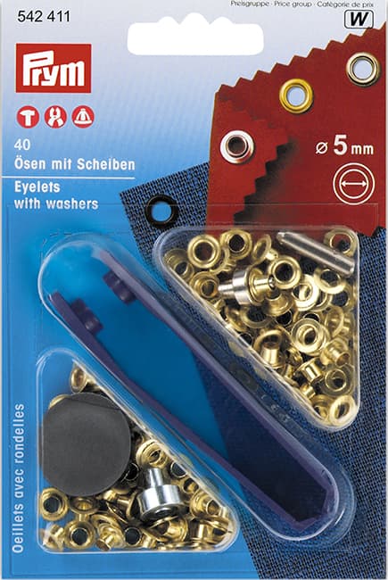 Люверсы золотистые 5мм (40шт) undefined