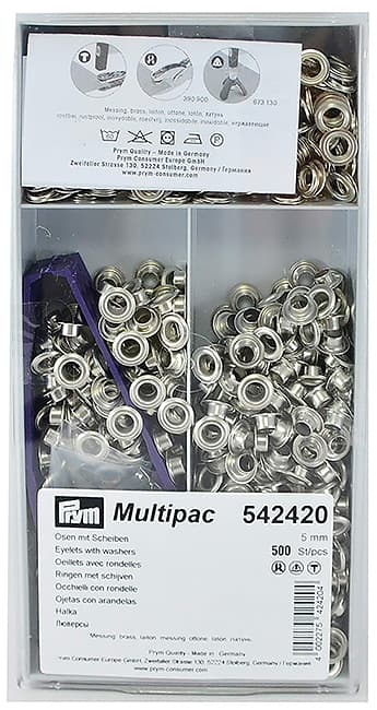 Люверсы серебристые 5мм (multipac, 500шт) undefined