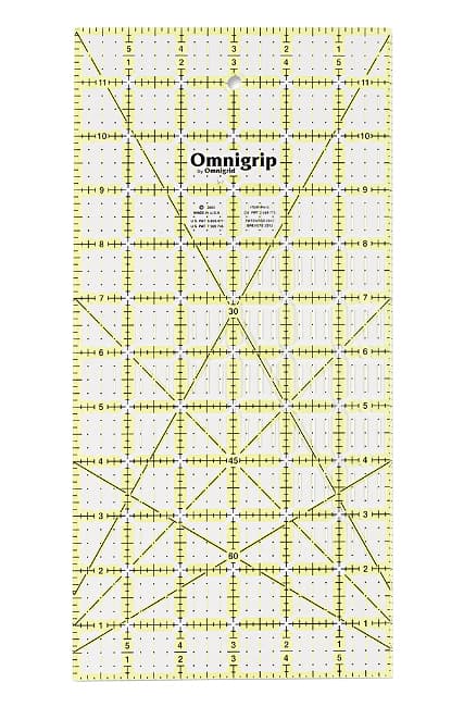 Линейка для пэчворка 6х12 дюймов (15.24х30.48см) undefined