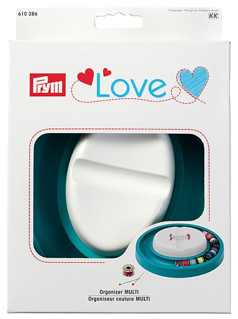Игольница-органайзер с держателем шпулек Prym Love с отделением для булавок undefined