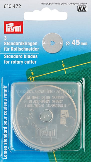 Сменные прямые лезвия для раскройного ножа 45мм 3шт undefined