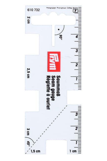 Линейка для разметки припусков, пластиковая прозрачная undefined