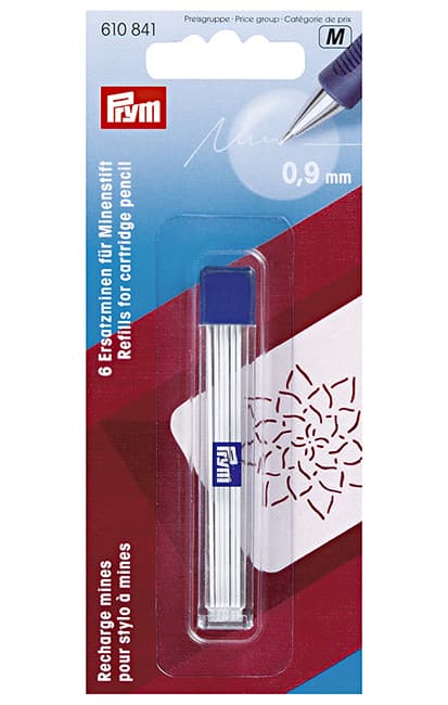 Грифели белые для механического карандаша 0.9мм 6шт undefined