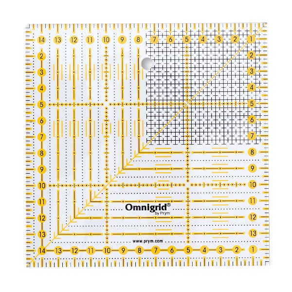 Линейка для пэчворка 15х15см undefined