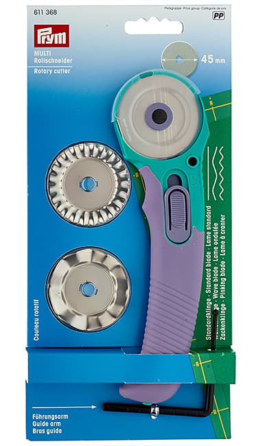 Дисковый раскройный нож "Multi" 45мм с прямым и фигурными лезвиями undefined