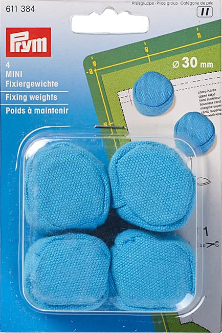 Фиксирующие грузы "Mini"  30мм 4шт, голубые undefined