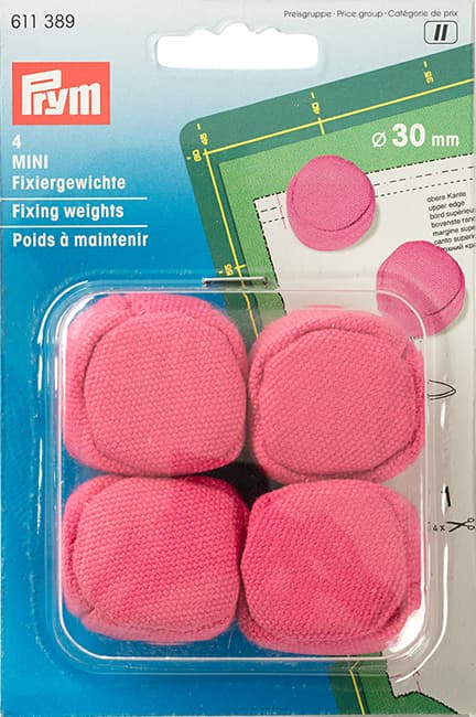 Фиксирующие грузы "Mini"  30мм 4шт, розовые undefined