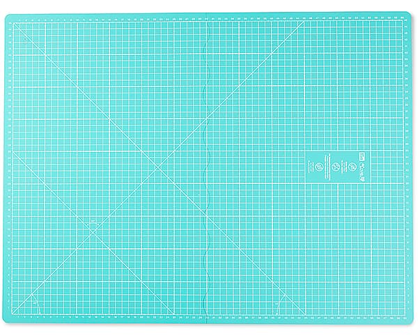 Раскройный коврик Prym Love складной, бирюзовый 60х45см undefined