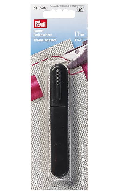 Ножницы для подрезки ниток с защитным колпачком 11см undefined