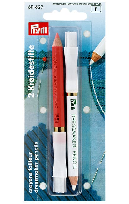 Карандаши меловые белый и розовый undefined