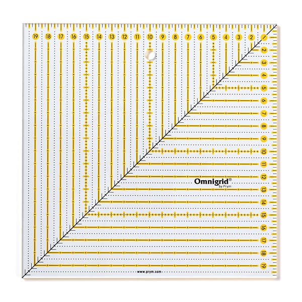 Линейка для пэчворка, квадрат 20х20см undefined