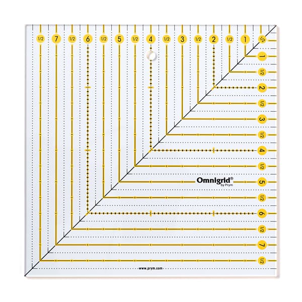 Линейка для пэчворка, квадрат 8х8 дюймов undefined