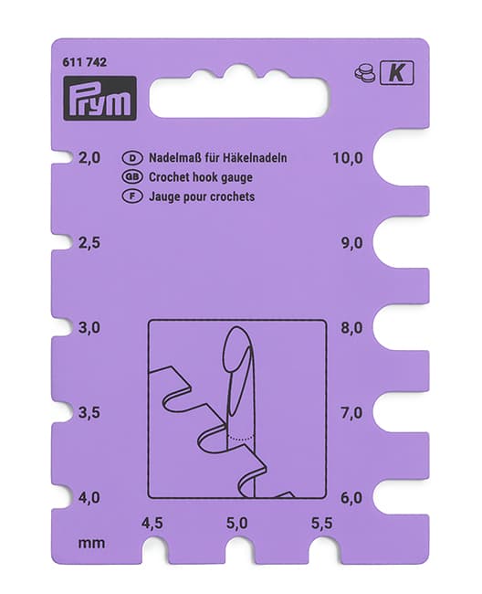 Трафарет для определения номера крючков undefined