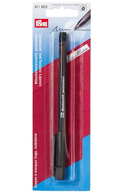 Шариковая ручка для маркировки белья (не смывается водой) undefined