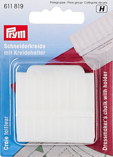 Мел портновский белый с держателем undefined