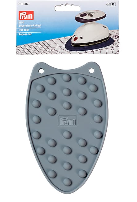 Коврик-подставка для мини-утюга силиконовая, серая undefined