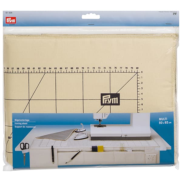 Многофункциональная подложка для глажки с сантиметровой сеткой 50х92см undefined