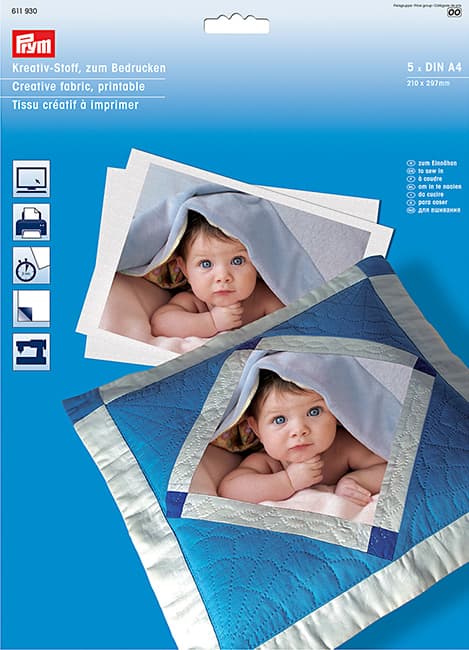 Ткань для самостоятельного нанесения принта 210х297мм (5 листов) undefined