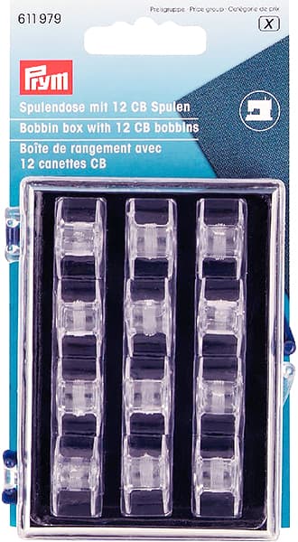 Набор из 12 пластиковых шпулек CB undefined