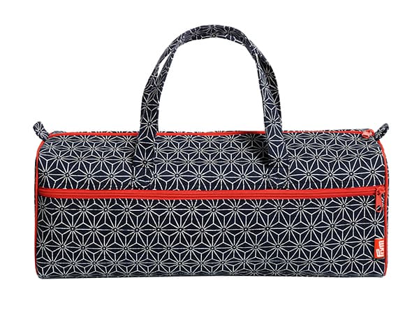 Сумка для рукоделия (44х14х17), темно-синяя с узором из объемных звезд undefined