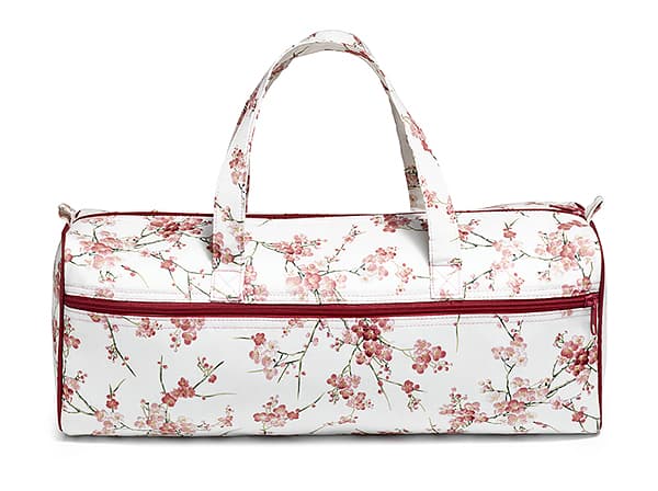 Сумка для рукоделия (44х14х17), веточки сакуры на светлом фоне undefined