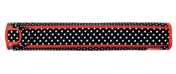 Футляр для спиц (51,5х9,5), черный в белый горох undefined