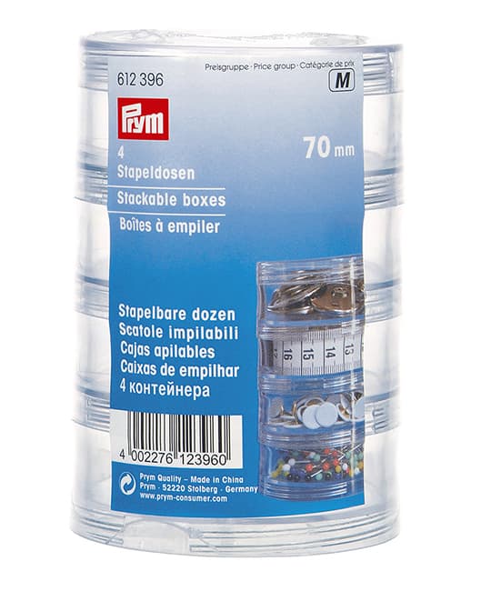 Набор круглых контейнеров диаметром 70мм 4шт undefined