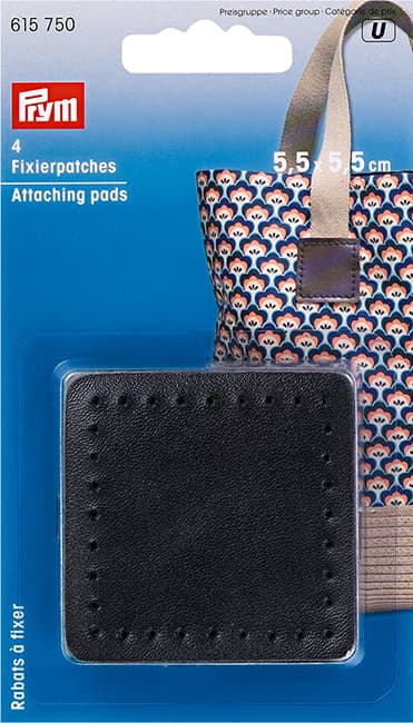 Фиксирующие накладки для ручек сумки черные undefined