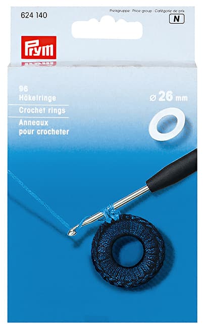 Кольца для обвязывания крючком 26 мм 96 штук undefined