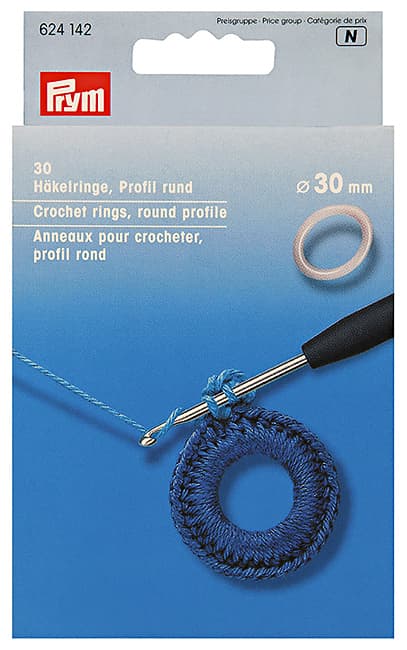 Кольца для обвязывания крючком 30 мм 30 штук undefined